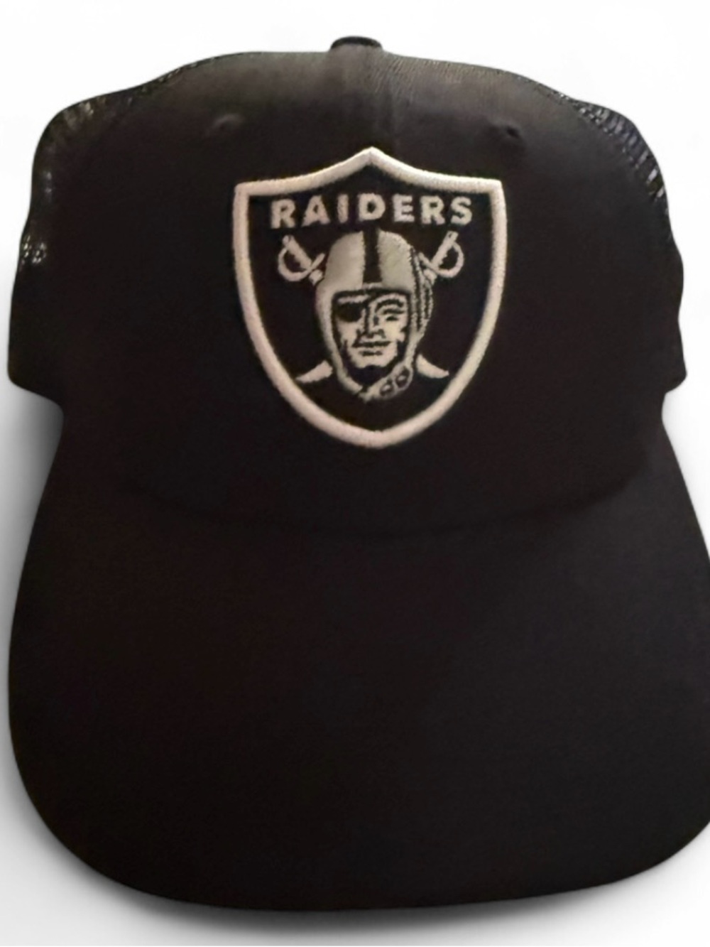 Riders by Lee Black and White Embroidered Raiders Shield Cap